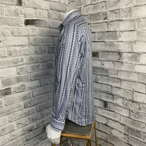 Etro Geometric Print Casual Button Down Shirt - Picture 7 of 13